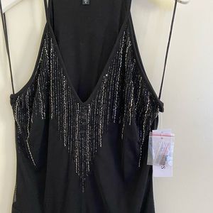 Guess sequined bodysuit size XL